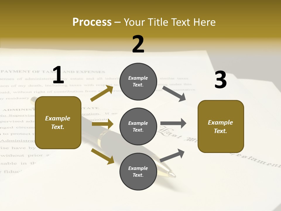 Hand Aging White Background PowerPoint Template