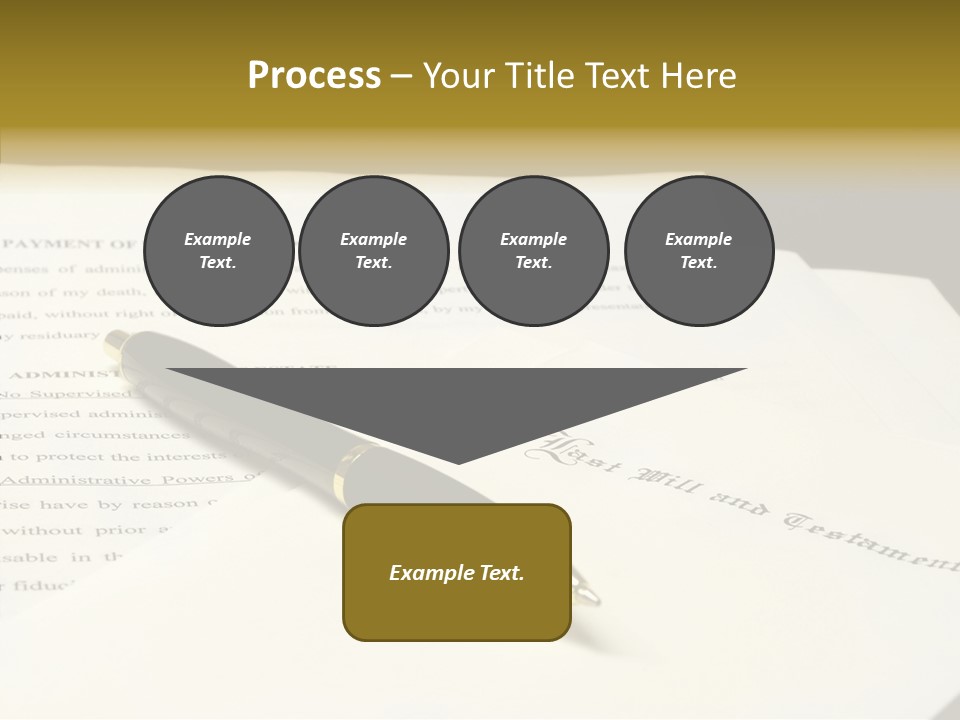 Hand Aging White Background PowerPoint Template