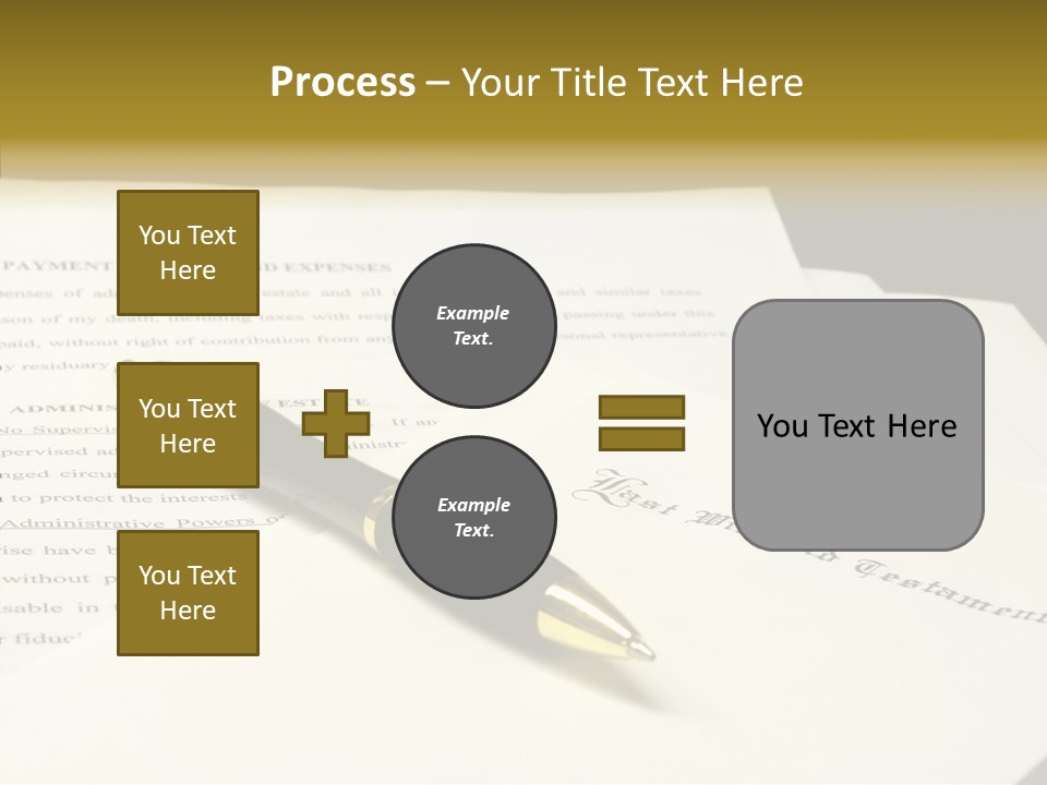 Hand Aging White Background PowerPoint Template