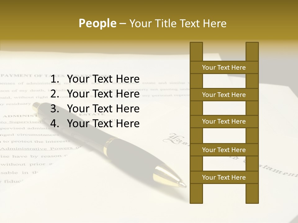 Hand Aging White Background PowerPoint Template