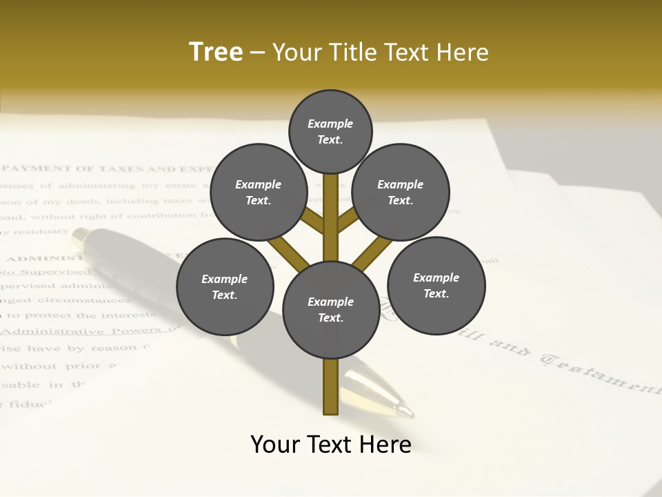 Hand Aging White Background PowerPoint Template