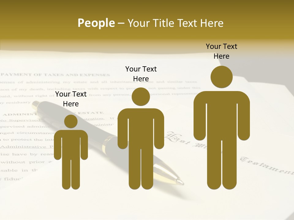 Hand Aging White Background PowerPoint Template