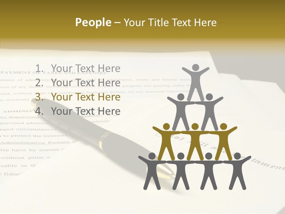 Hand Aging White Background PowerPoint Template