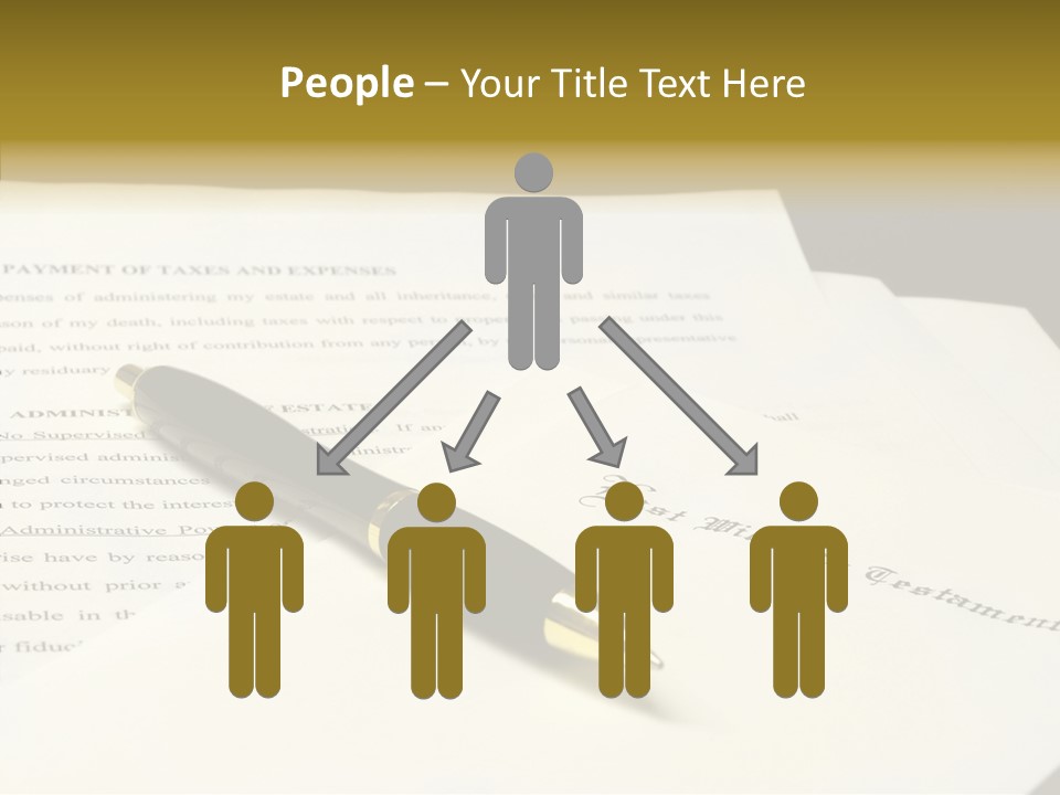 Hand Aging White Background PowerPoint Template