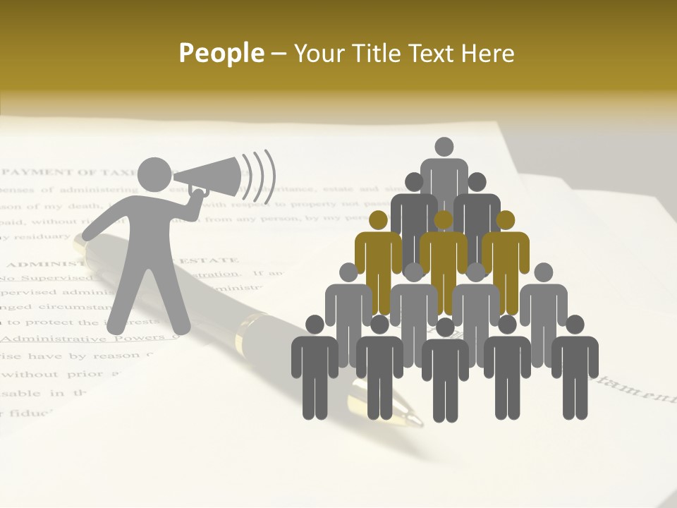 Hand Aging White Background PowerPoint Template