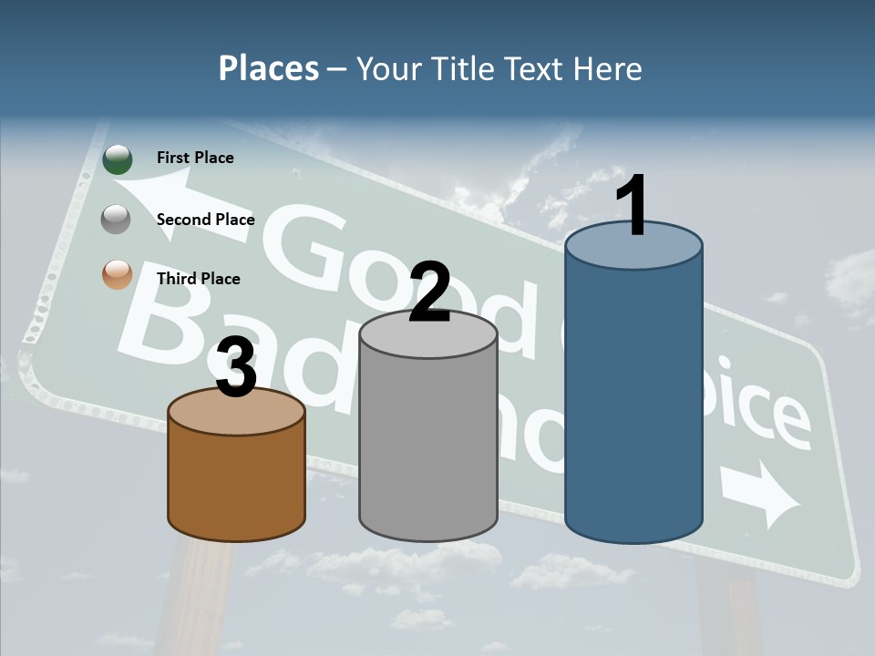 Elderly Young Human PowerPoint Template