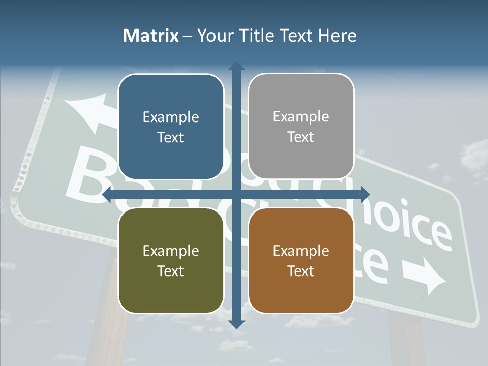 Elderly Young Human PowerPoint Template