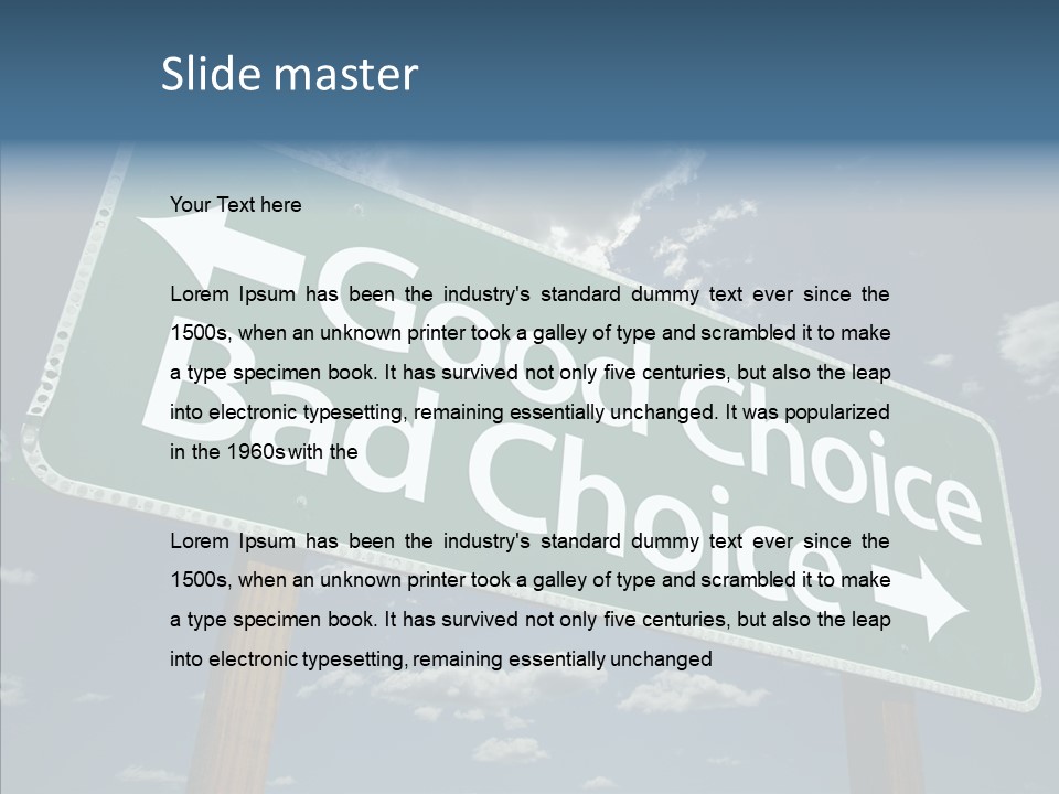 Elderly Young Human PowerPoint Template