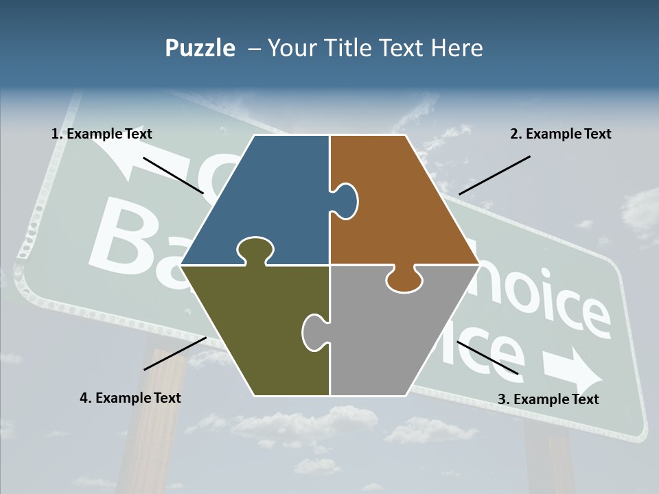 Elderly Young Human PowerPoint Template