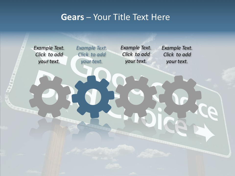 Elderly Young Human PowerPoint Template