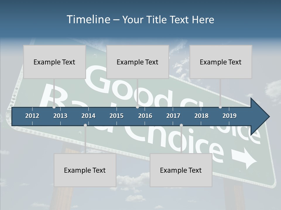 Elderly Young Human PowerPoint Template