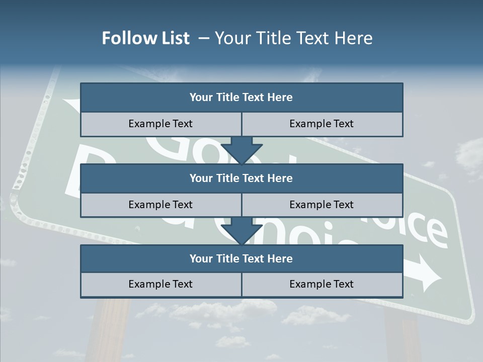 Elderly Young Human PowerPoint Template
