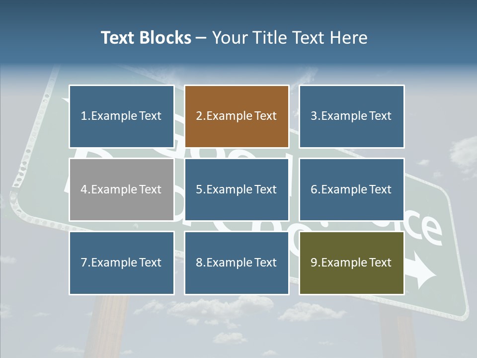 Elderly Young Human PowerPoint Template