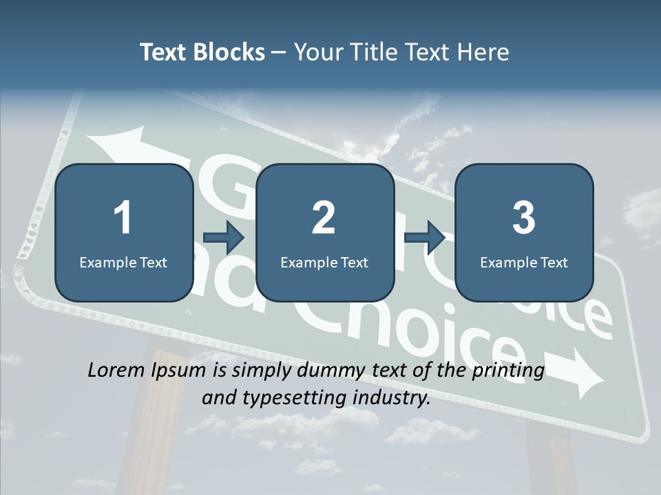 Elderly Young Human PowerPoint Template