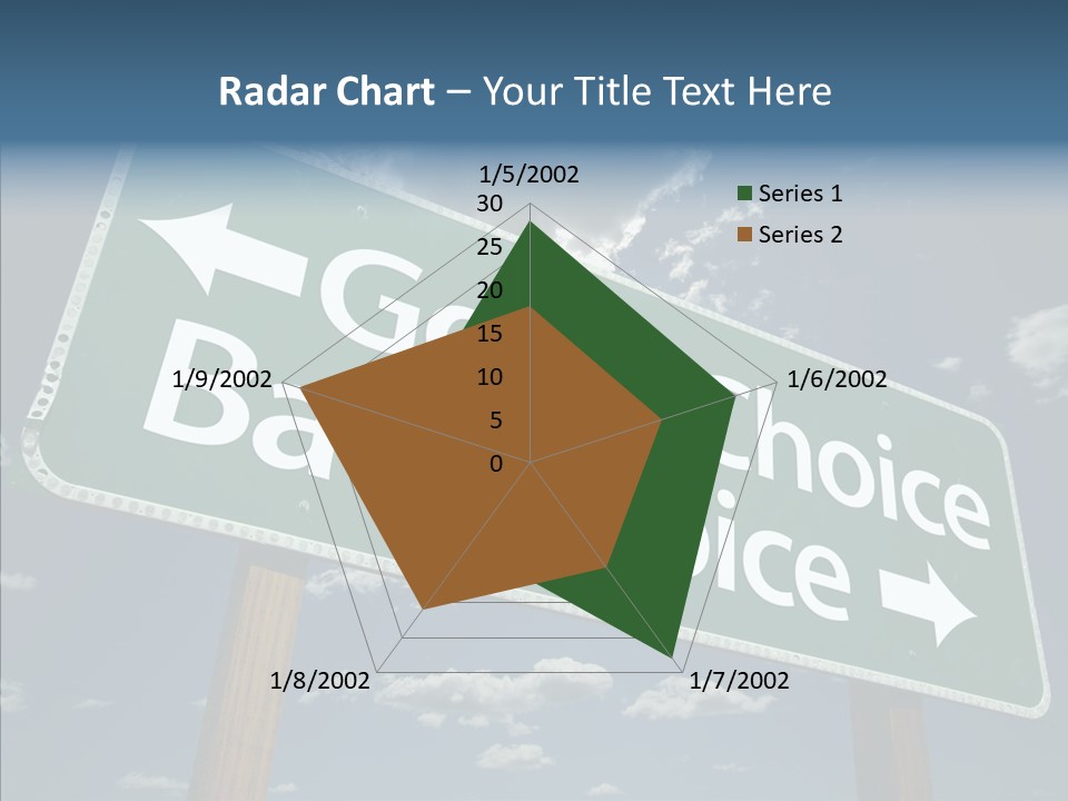 Elderly Young Human PowerPoint Template