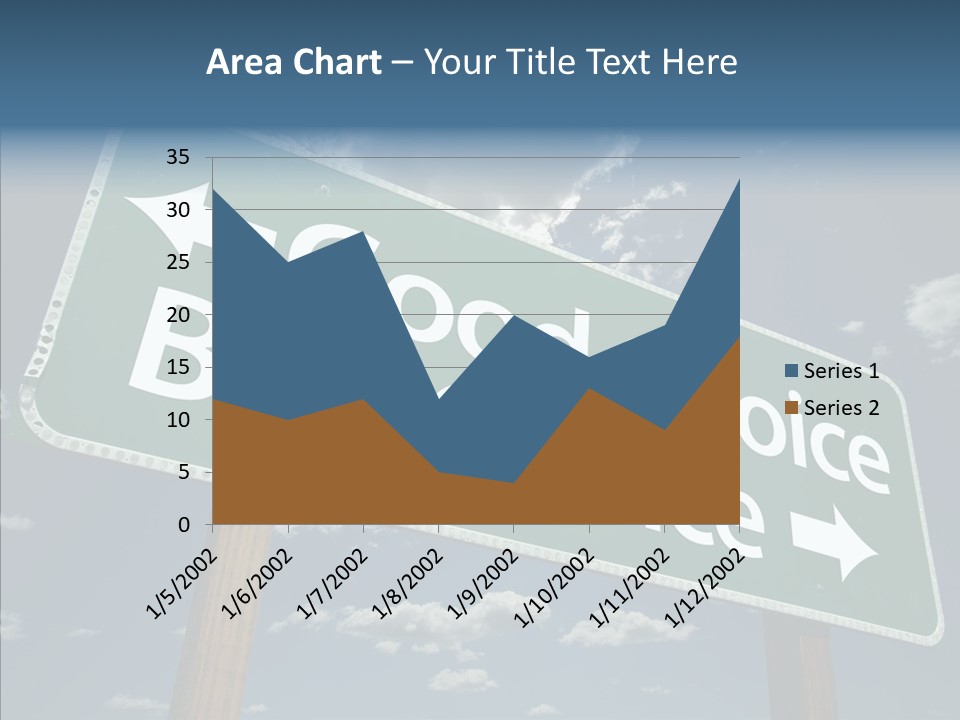 Elderly Young Human PowerPoint Template