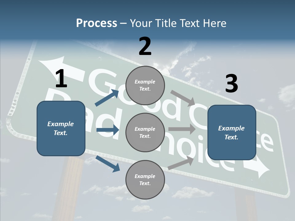Elderly Young Human PowerPoint Template