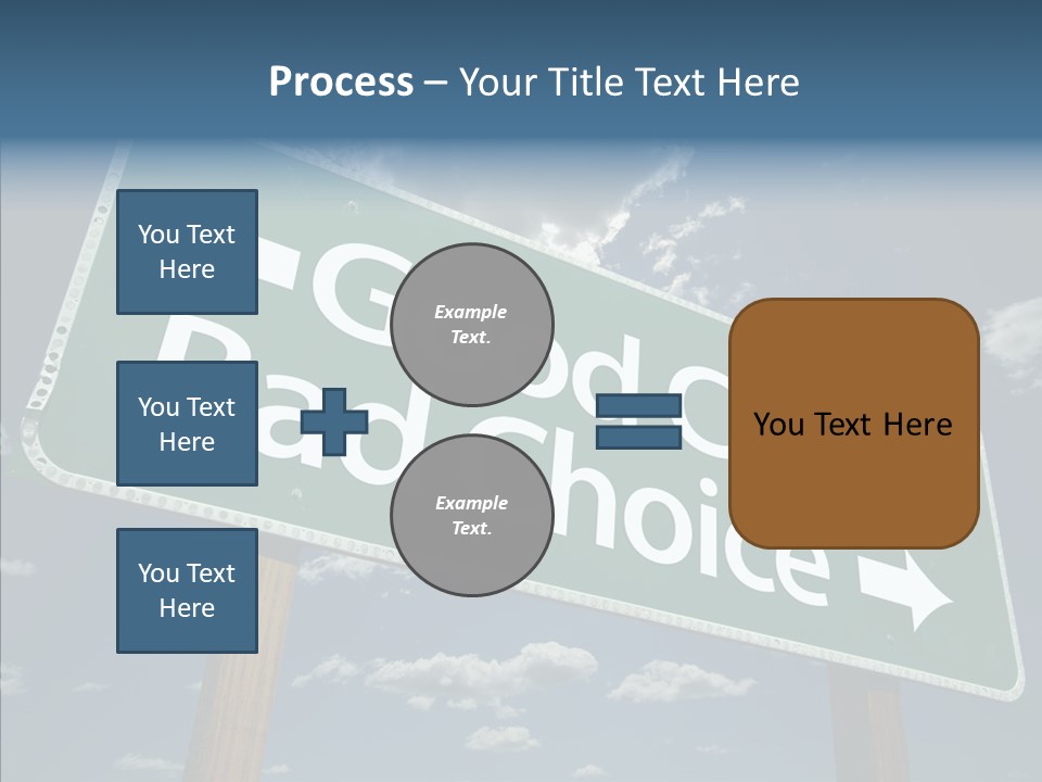 Elderly Young Human PowerPoint Template