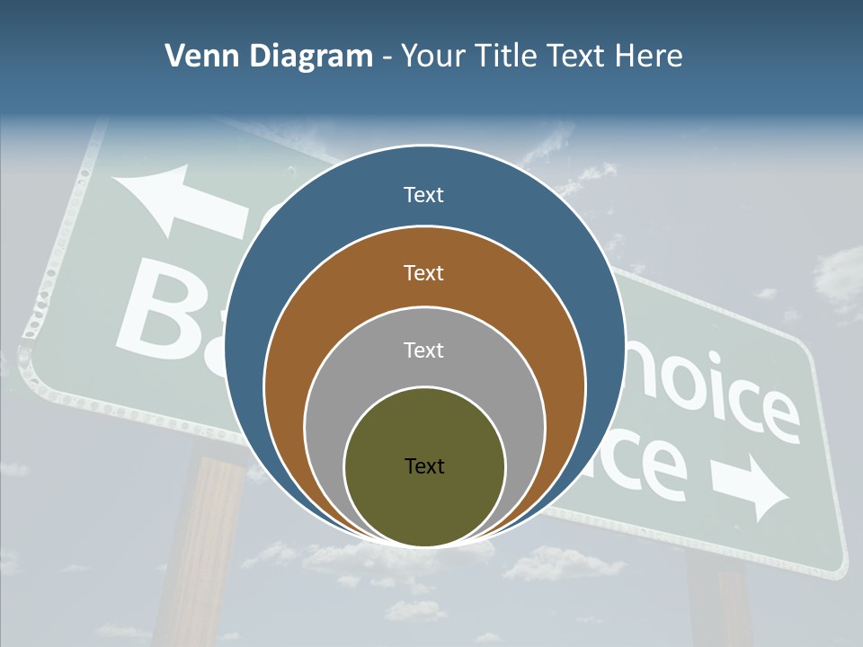 Elderly Young Human PowerPoint Template