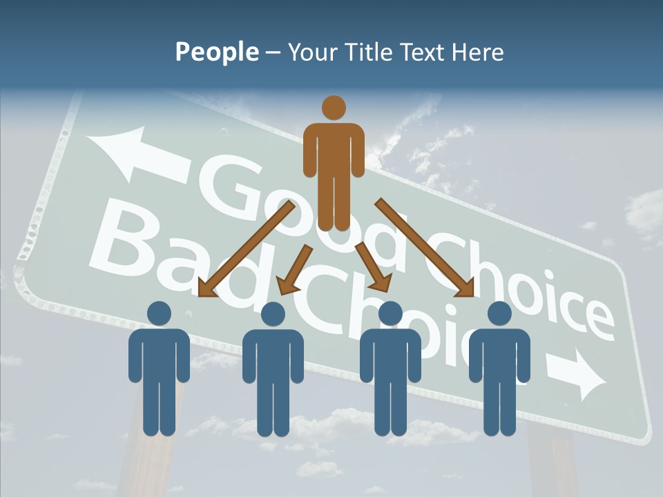 Elderly Young Human PowerPoint Template