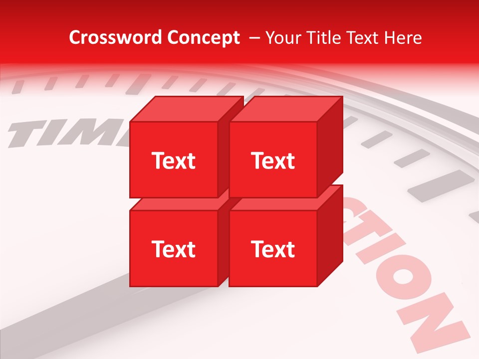 White White Background Hold PowerPoint Template