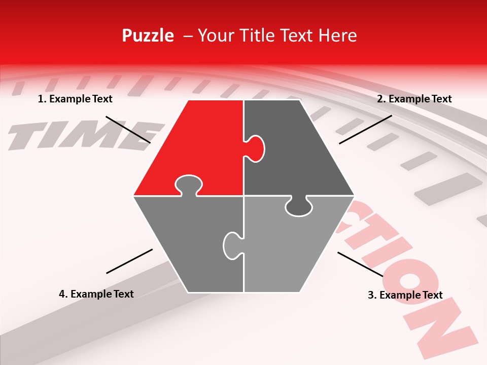 White White Background Hold PowerPoint Template