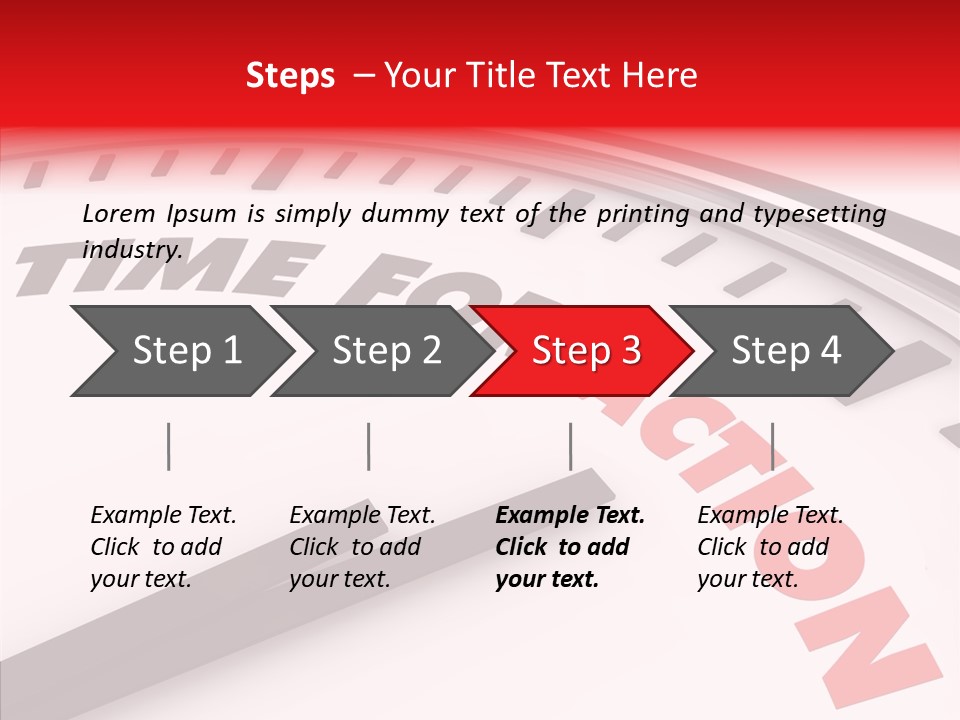 White White Background Hold PowerPoint Template