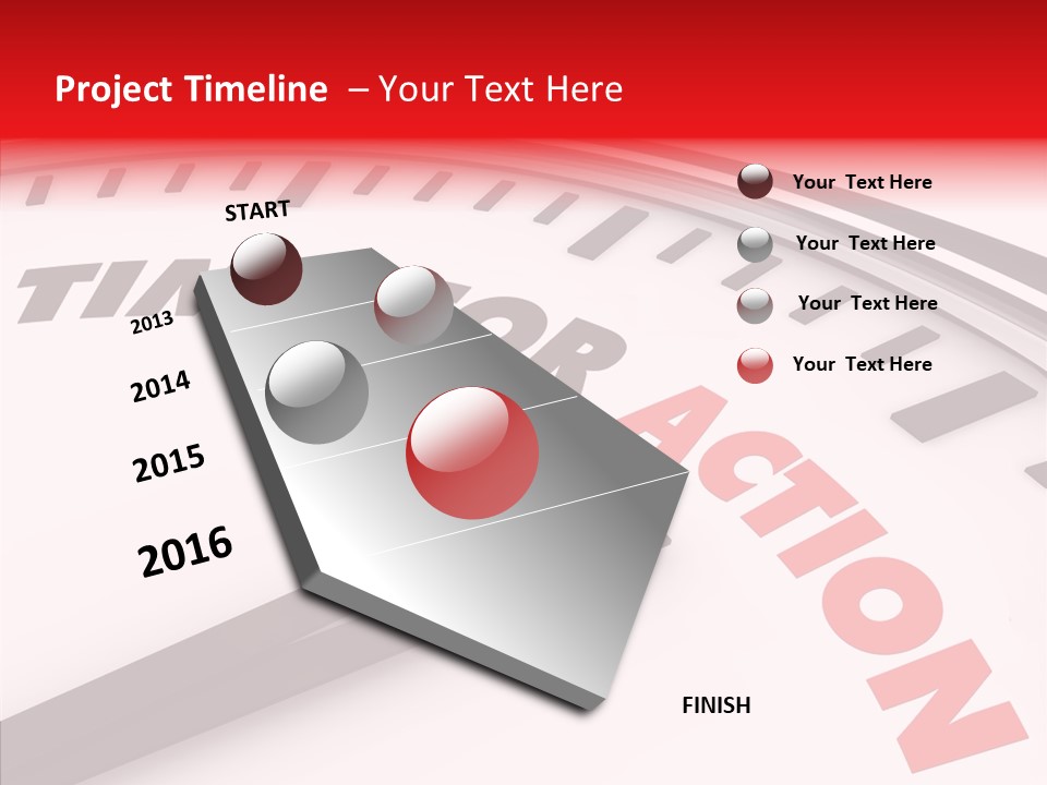 White White Background Hold PowerPoint Template