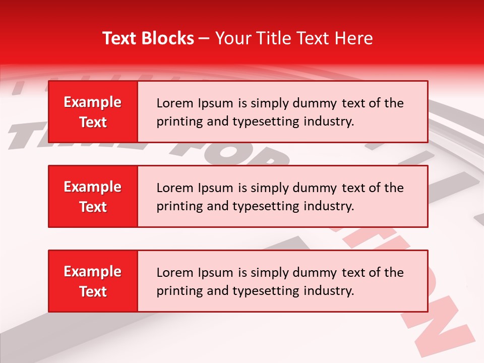 White White Background Hold PowerPoint Template