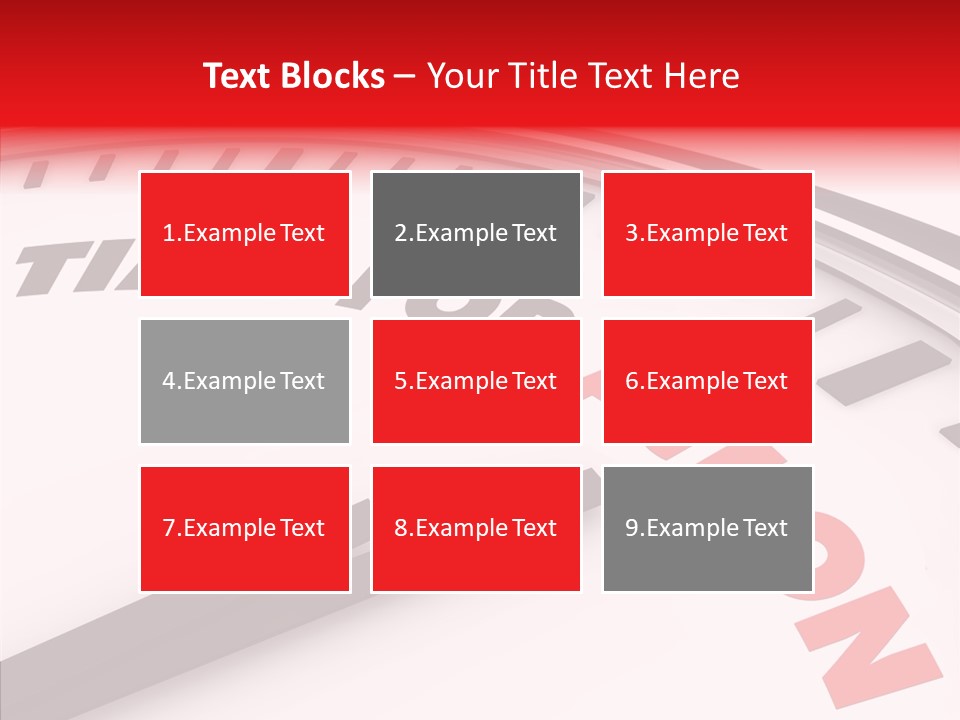 White White Background Hold PowerPoint Template