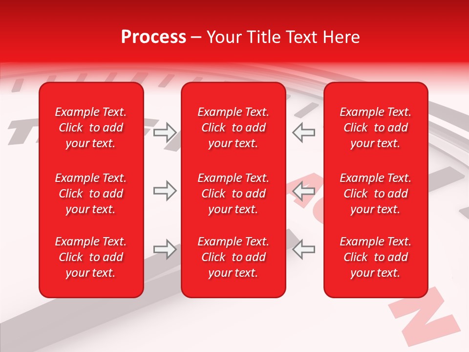 White White Background Hold PowerPoint Template