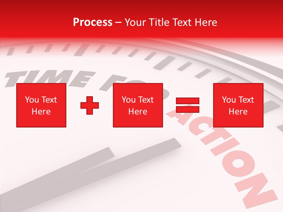 White White Background Hold PowerPoint Template