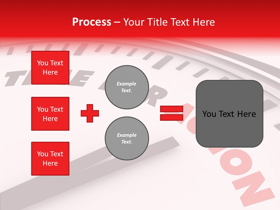 White White Background Hold PowerPoint Template