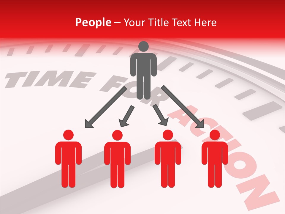 White White Background Hold PowerPoint Template