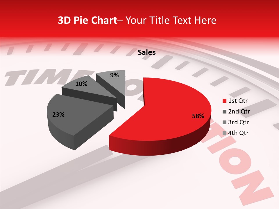 White White Background Hold PowerPoint Template