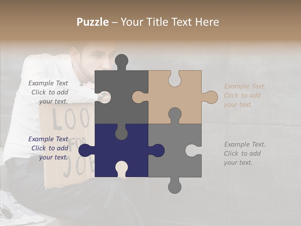 Grandmother Senior Holding Hands PowerPoint Template