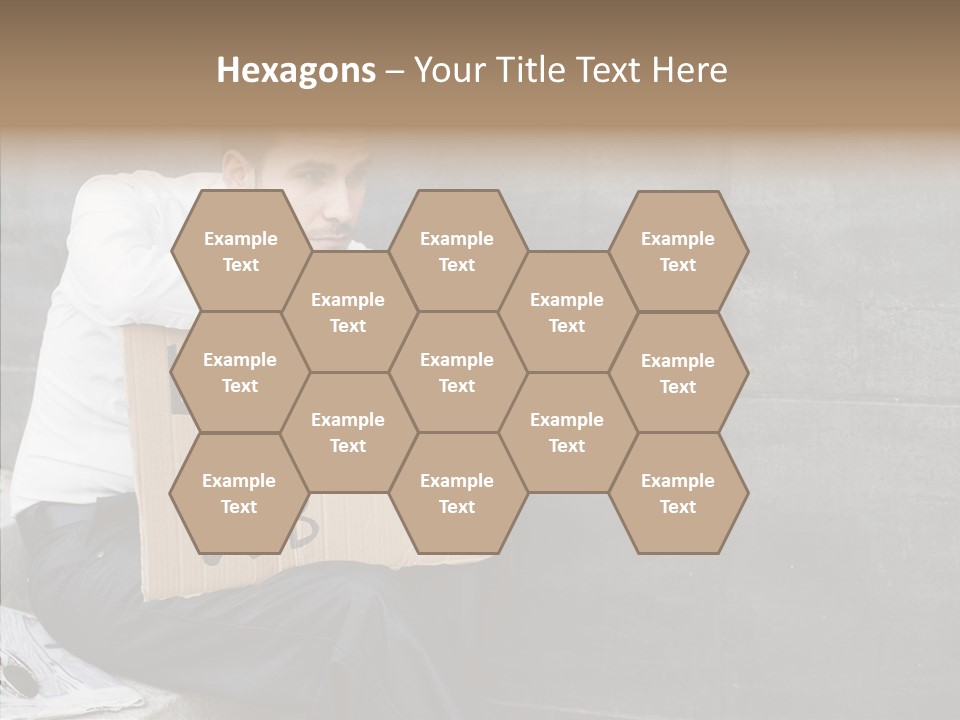 Grandmother Senior Holding Hands PowerPoint Template