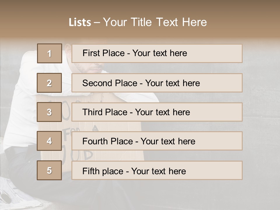 Grandmother Senior Holding Hands PowerPoint Template