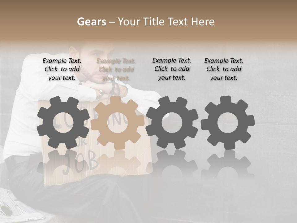 Grandmother Senior Holding Hands PowerPoint Template