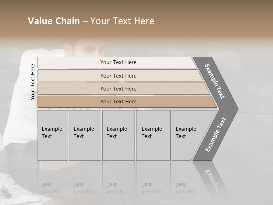 Grandmother Senior Holding Hands PowerPoint Template