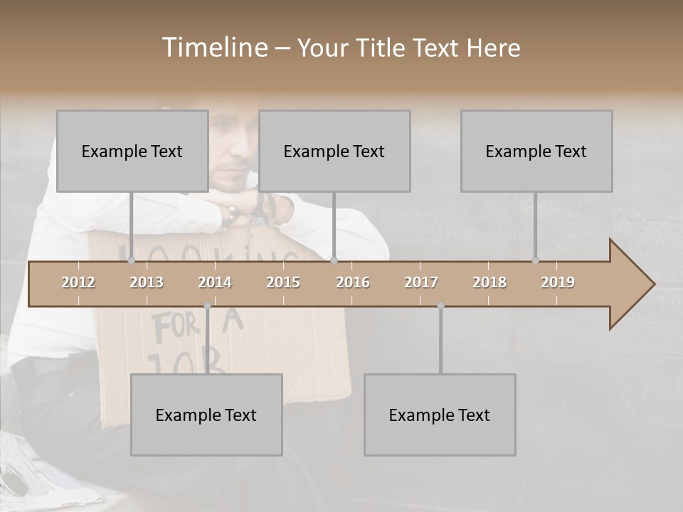 Grandmother Senior Holding Hands PowerPoint Template