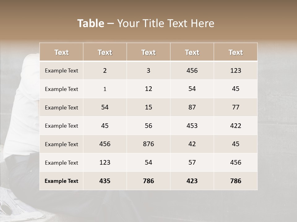 Grandmother Senior Holding Hands PowerPoint Template