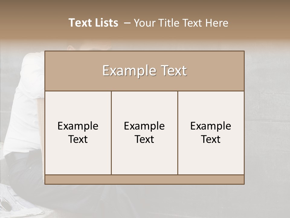 Grandmother Senior Holding Hands PowerPoint Template