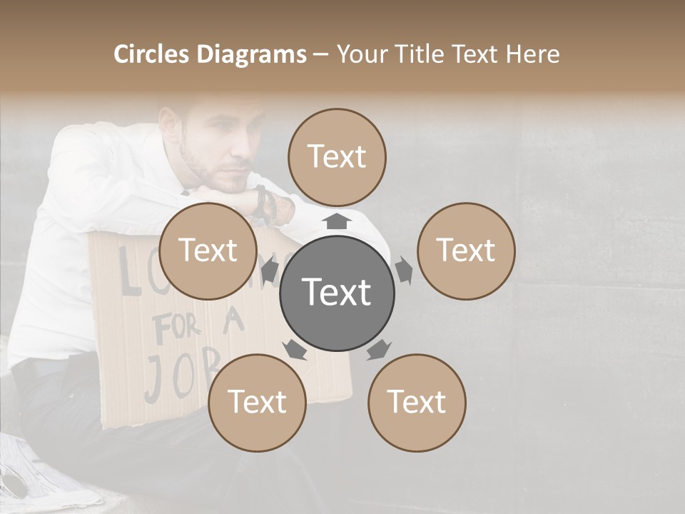 Grandmother Senior Holding Hands PowerPoint Template