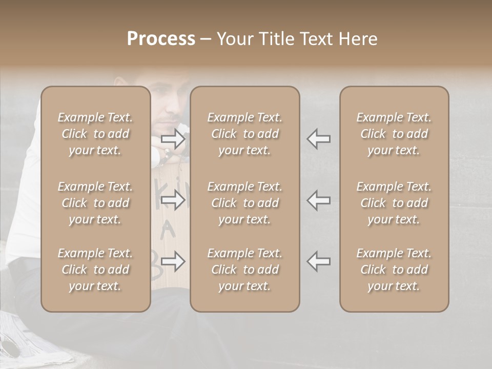 Grandmother Senior Holding Hands PowerPoint Template