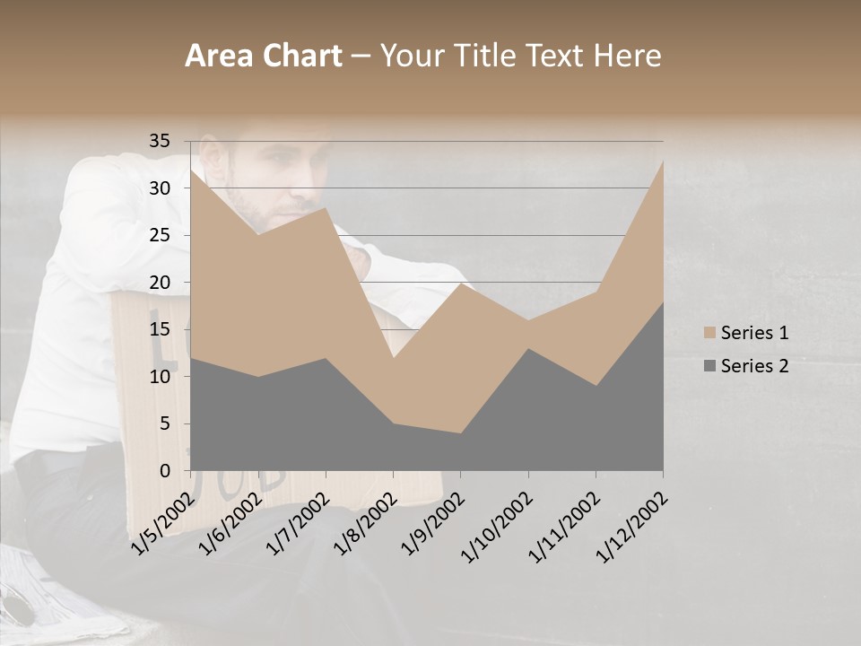 Grandmother Senior Holding Hands PowerPoint Template