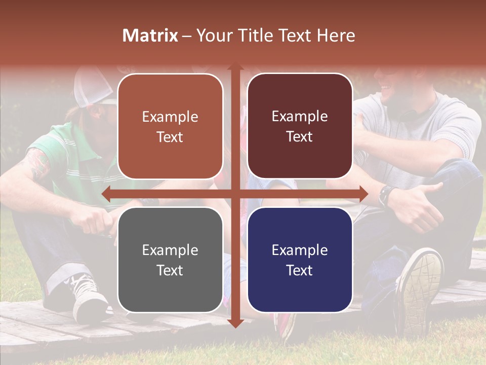 Senior  Grandmother Holding Hands PowerPoint Template