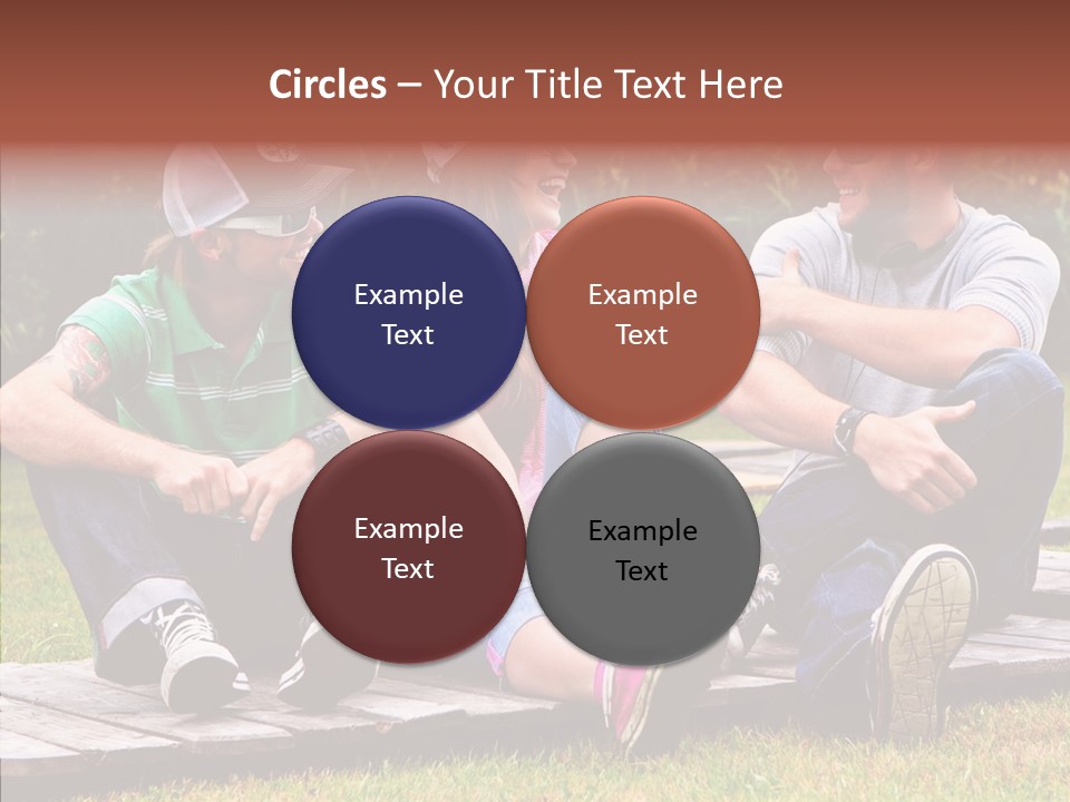 Senior  Grandmother Holding Hands PowerPoint Template