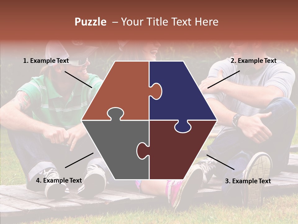 Senior  Grandmother Holding Hands PowerPoint Template