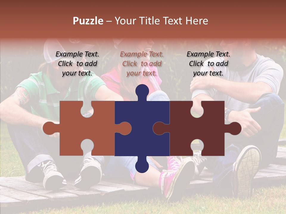 Senior  Grandmother Holding Hands PowerPoint Template